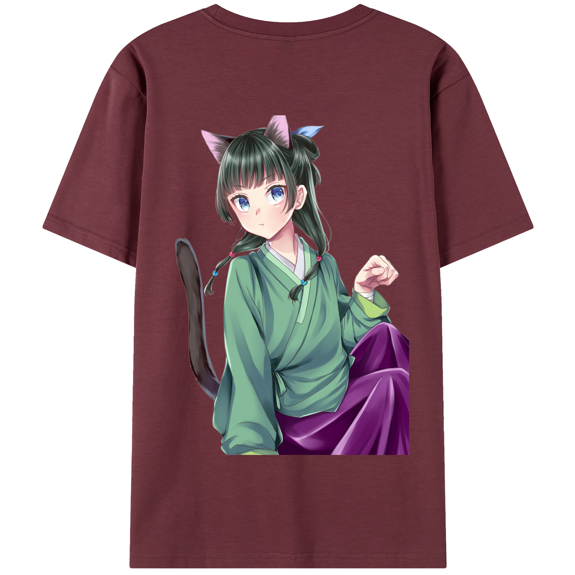 （画像用） 薬屋のひとりごと The Apothecary Diaries 綿100％半袖Tシャツ（背面プリント）
